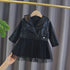 Girls' Stitched Leather Skirt Jacket